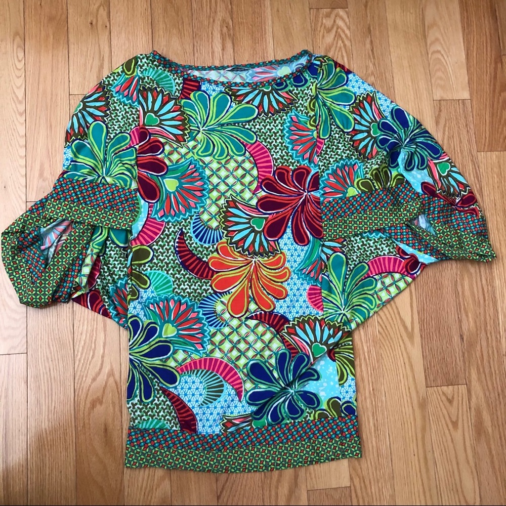 Paisley print Trina Turk cover up